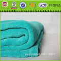 Lint free flame retardant machine washable vellux blanket for hotel